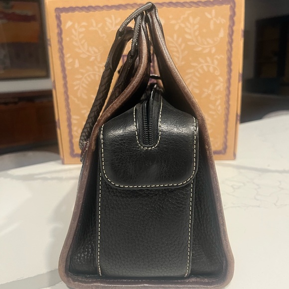 Brighton “Charlene” Black and Brown Handbag - Picture 3 of 9